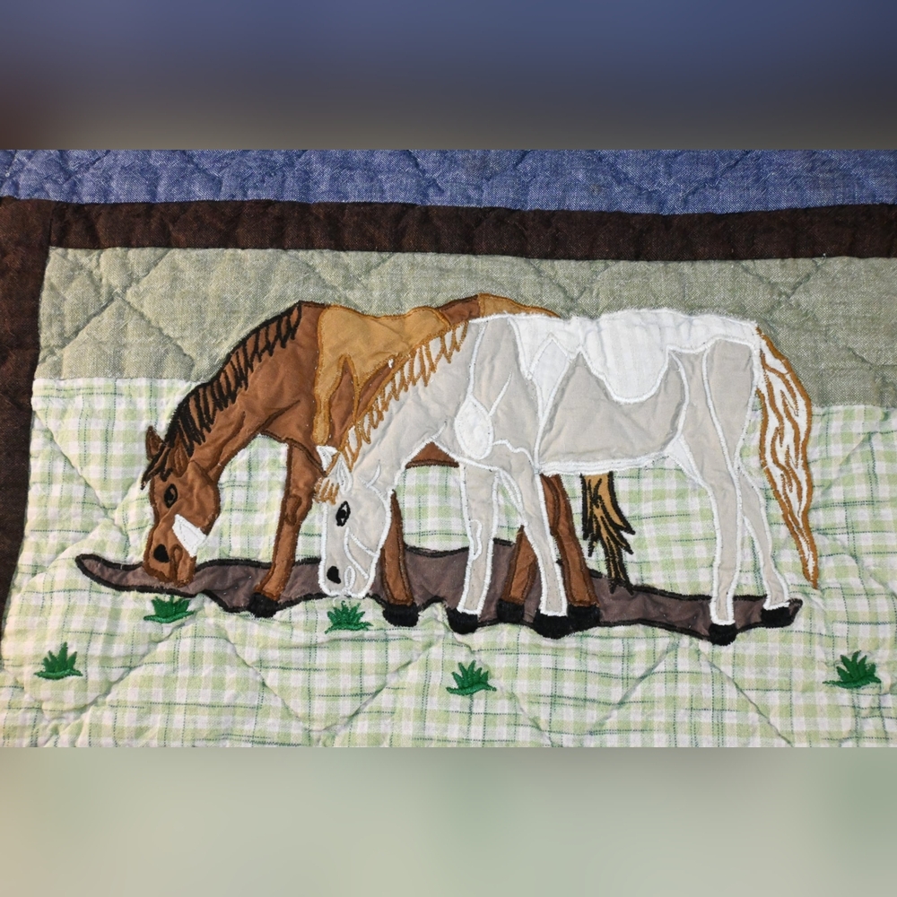 Patch Magic "Horse Friends" by Patch Magic Group Inc. 18x12 1 set of 4 Placemats